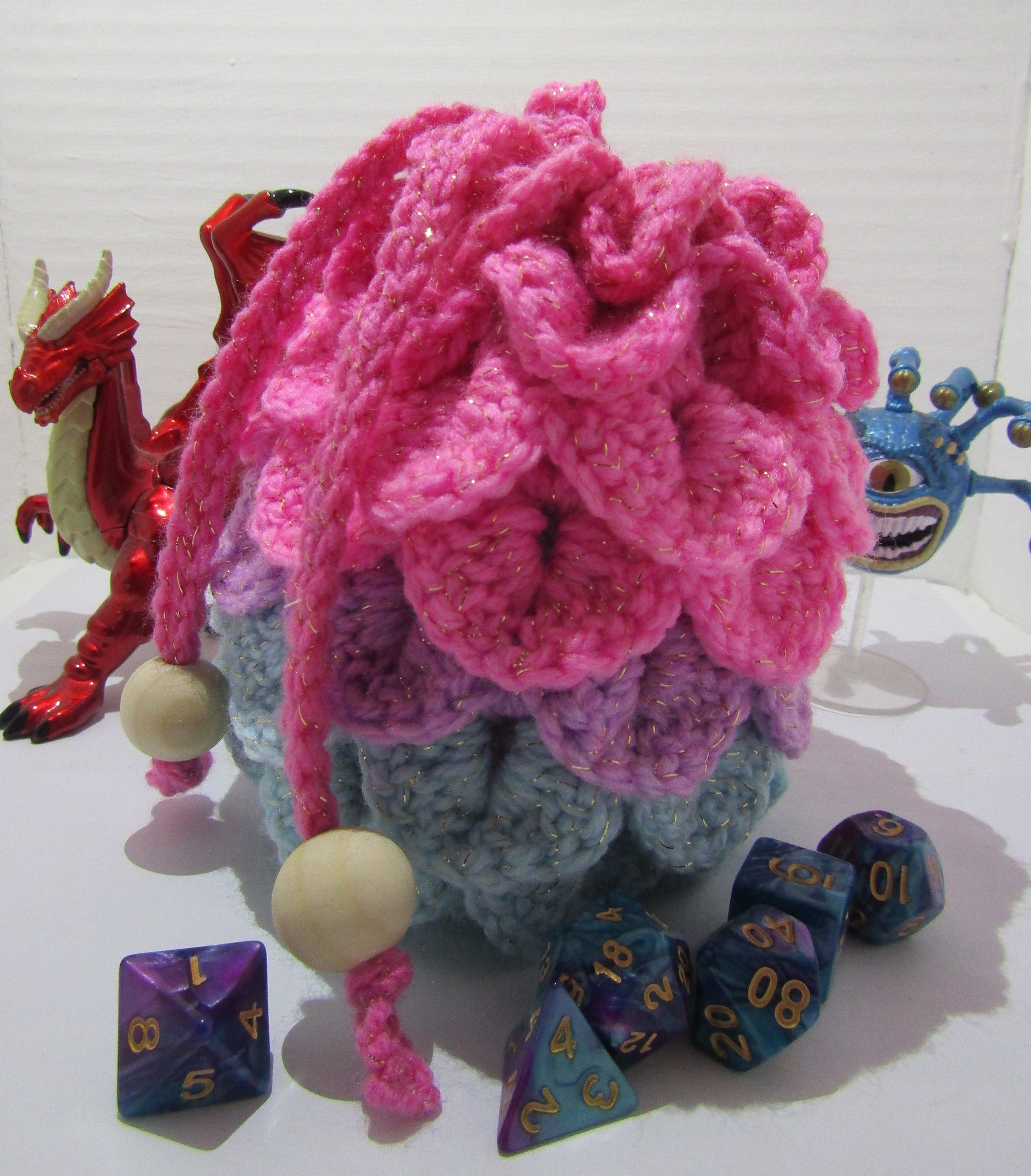 Dragon Egg Dice Bag Handmade Crochet Etsy