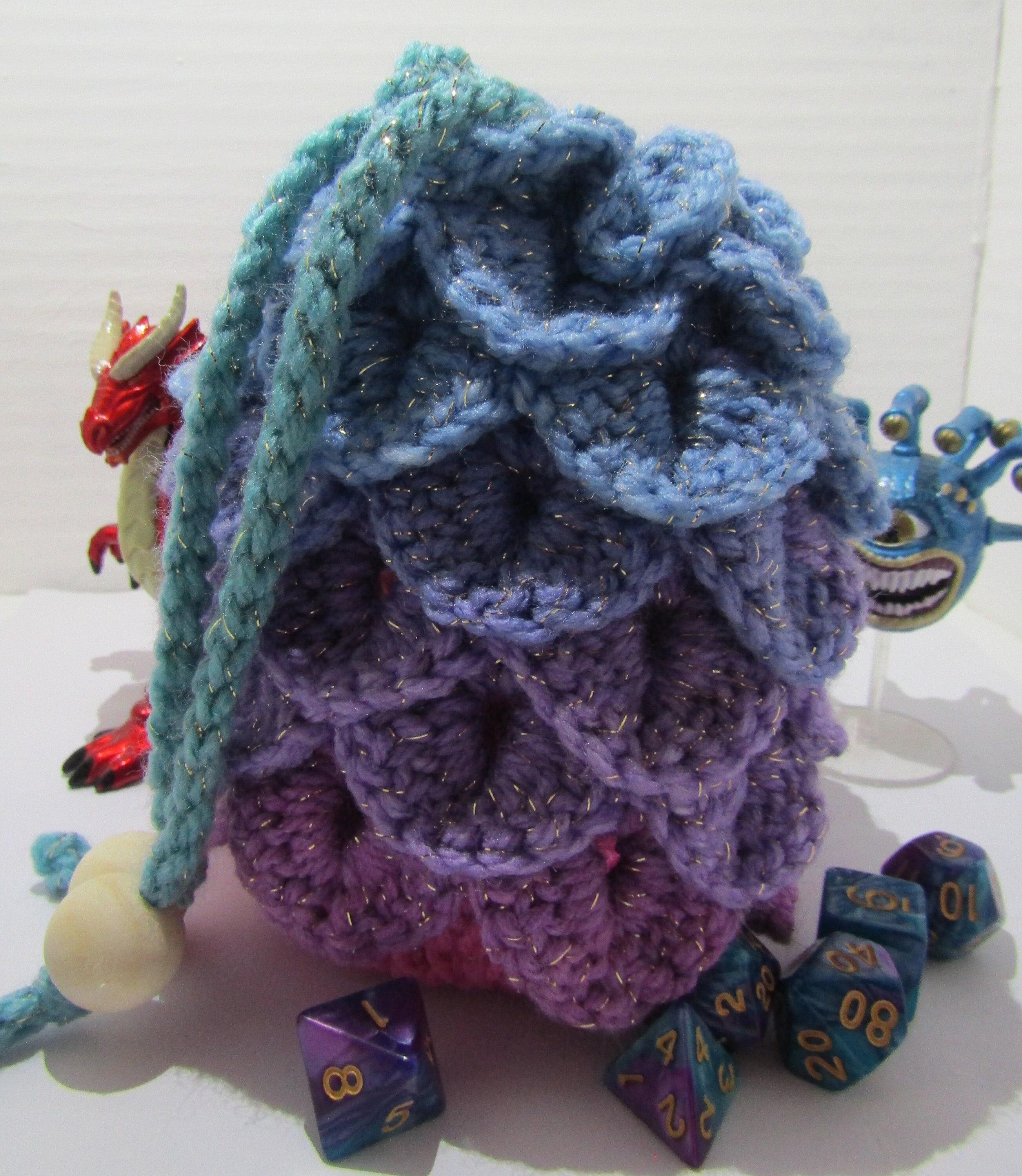 Dragon Egg Dice Bag Handmade Crochet Etsy