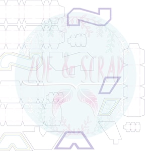 Signos  3D (ñ, acento, etc) archivo de corte PNG,SVG y EPS, comprimido en un archivo .zip