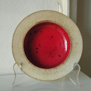 Vintage HAK Denmark Nils Kahler Rimmed Studio Pottery Dish