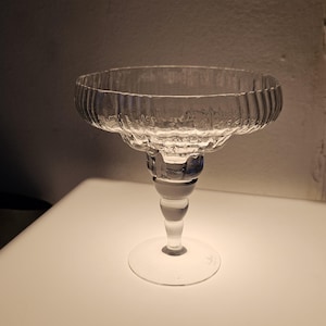 Compota de vidrio escultural &#39;Structure&#39; de Tapio Wirkkala vintage para la línea Rosenthal Studio, años 70