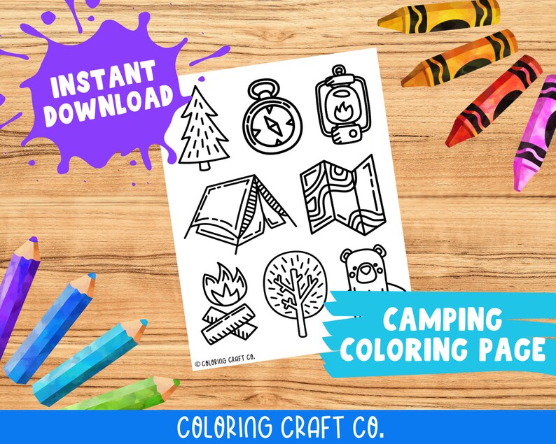 camping-coloring-page-printable-coloring-pages-camping-craft-etsy