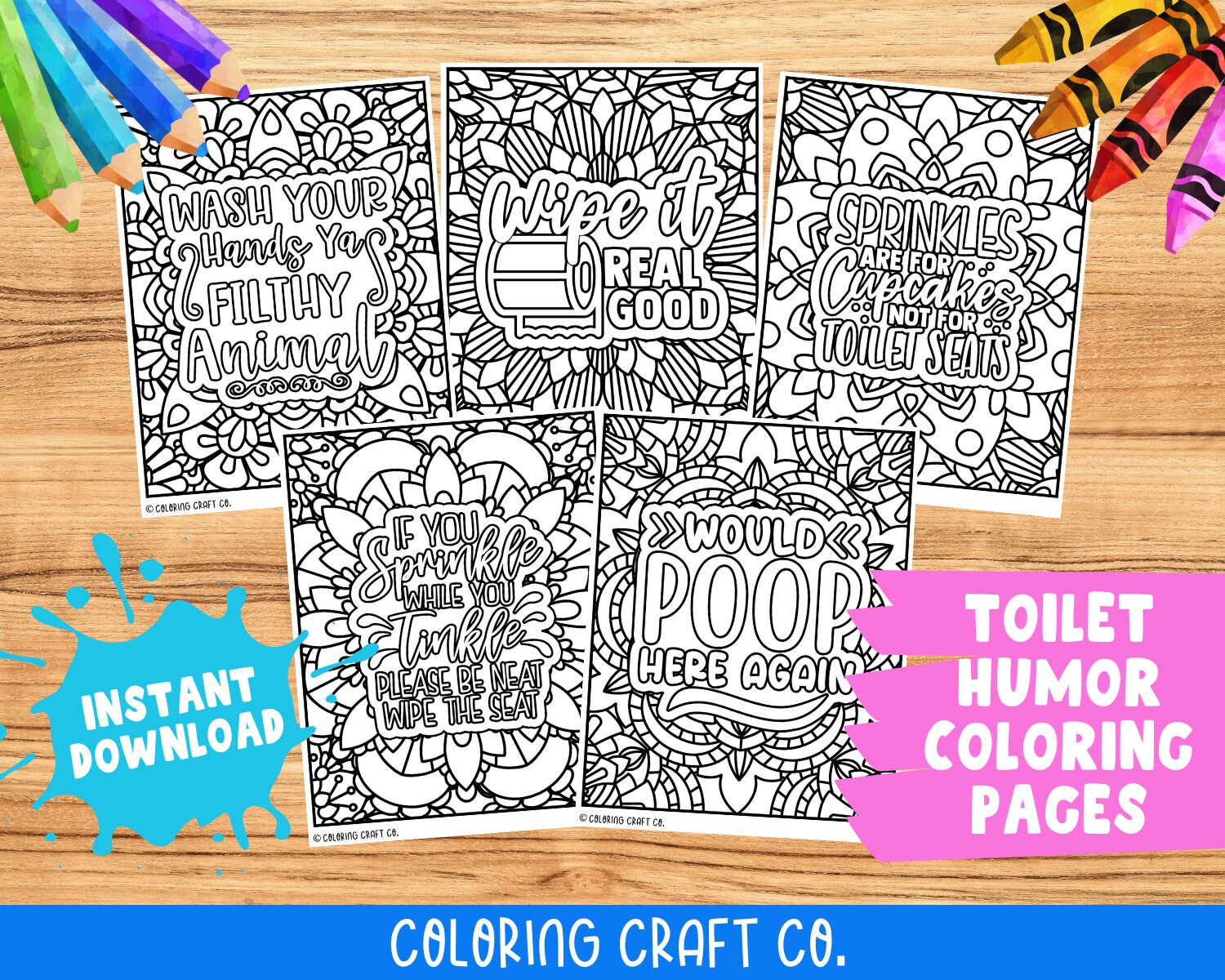 Coloring Pages Bathroom