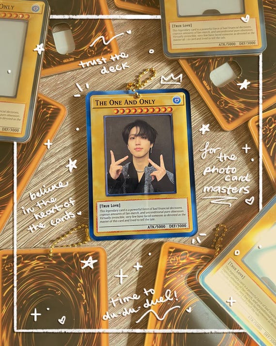 Trading Card Game PC Holder | Fantasy KPOP Photocard Holder