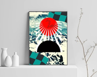 Hanafuda Anime Poster Digital Download