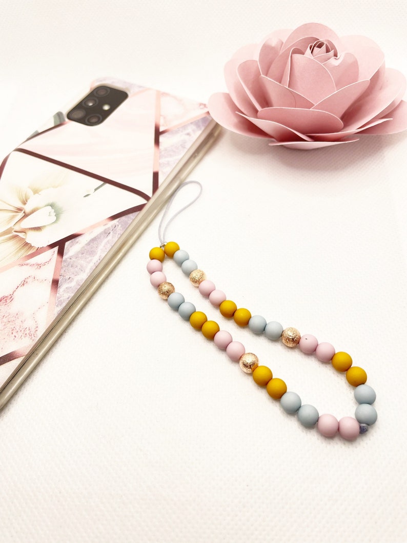 Mobile Phone Necklace, Phone Charm, Phone Strap, Mobile Phone Necklace Beads, Gift Idea, Pearl Pendant, Pearl Necklace Mobile Phone, Mobile Phone Pendant, Pearl-LikeDE 