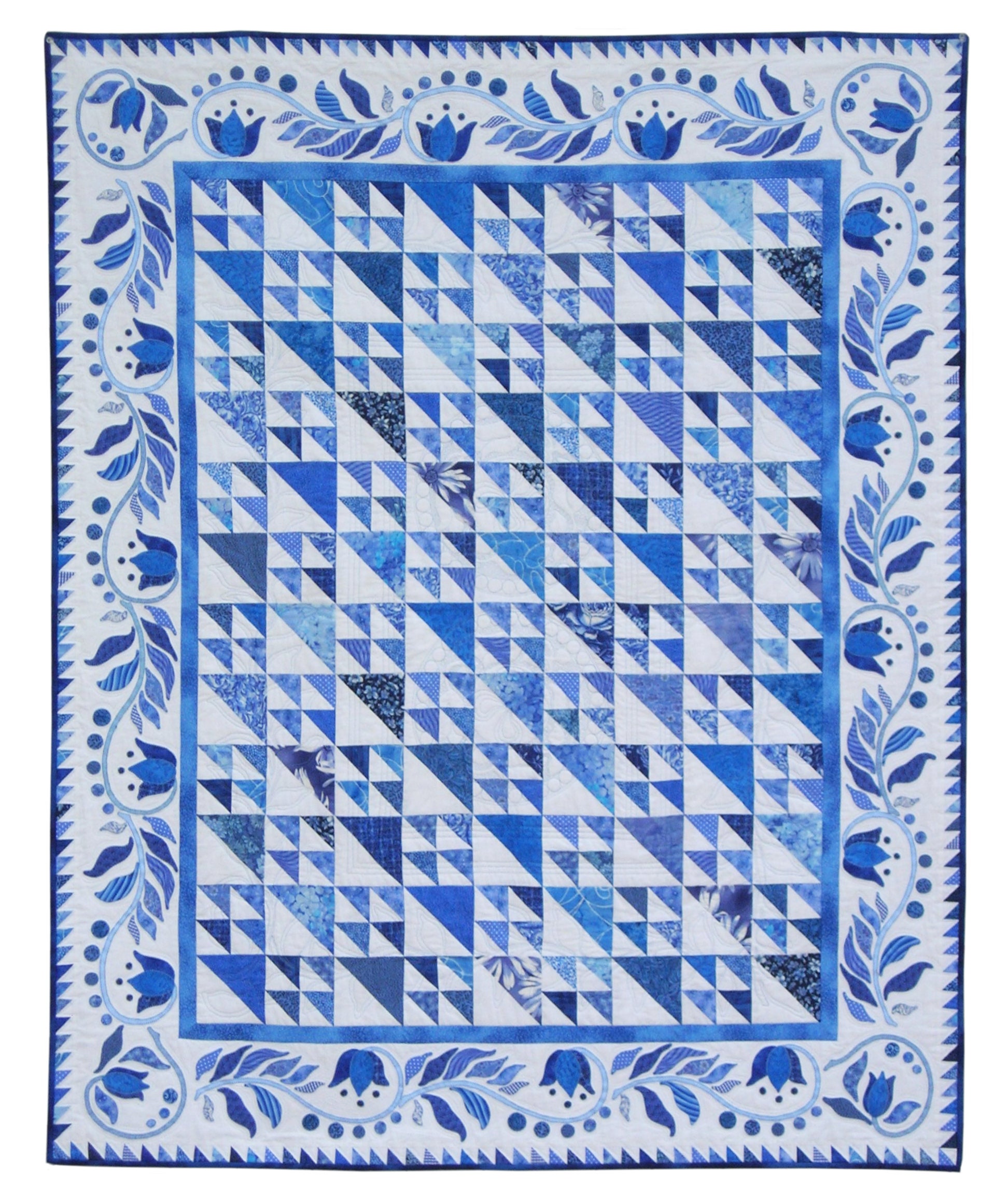 Sewing & Fiber Iced Blueberries quilt pattern PDF download Craft