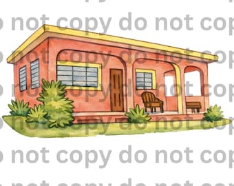 Casita BBunny DTMF PNG Watercolor