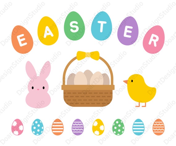 Pasen svg Egg svg Paashaas svg Easter Peeps svg - Etsy België