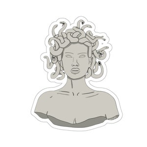 Medusa Diecut vinyl sticker