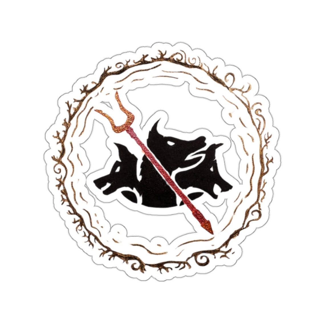 Hades Symbol Sticker Greek God God Of The Underworld Hades Hades Symbol Sticker Greek God God Of The Underworld Hades