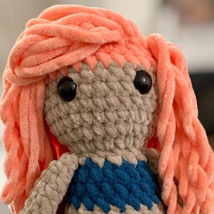 Mermaid | Amigurumi Mermaid | Handmade Plushie | Stuffed Toy for Kids | Crocheted Doll
