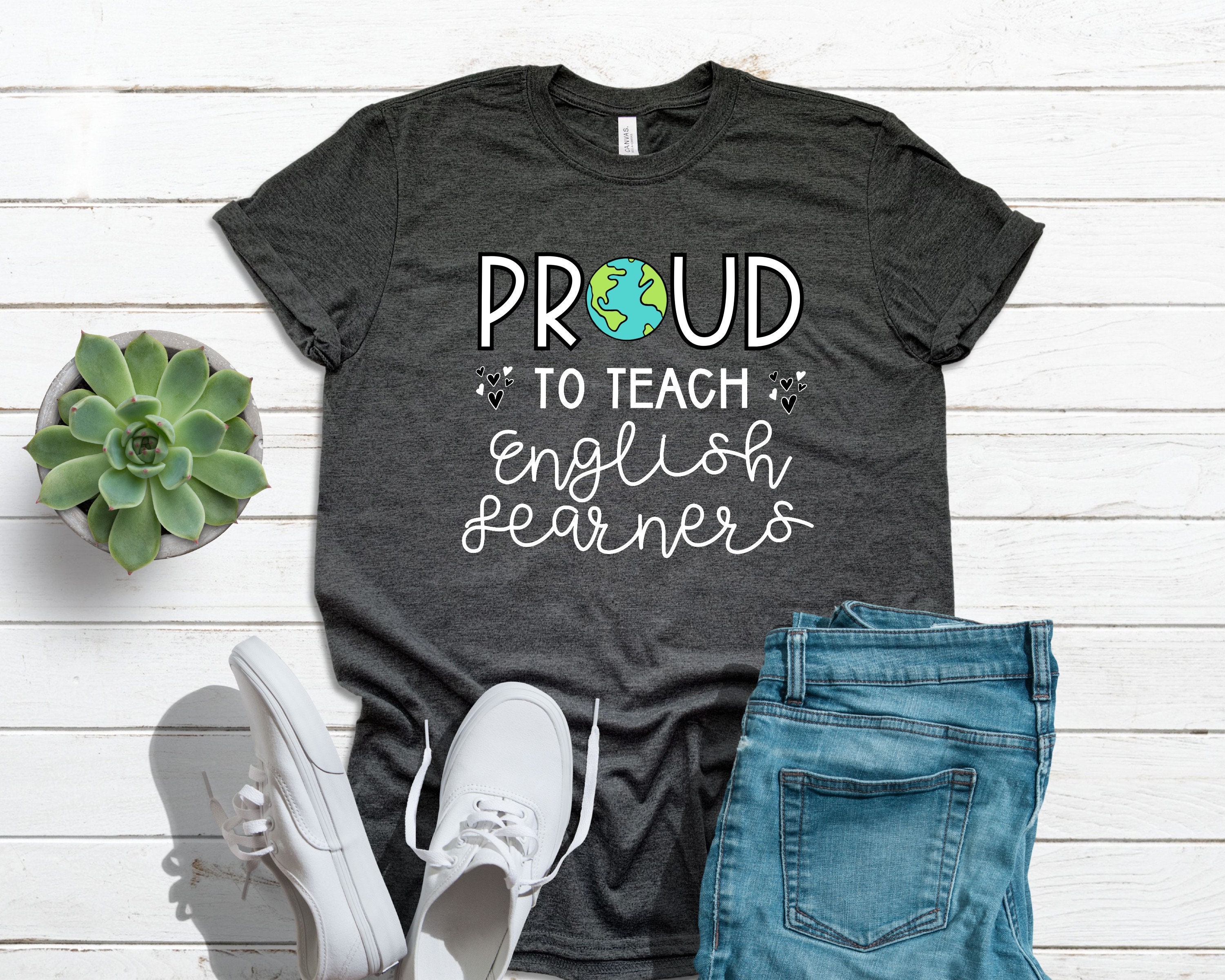 Proud to Teach English Learners Unisex Jersey Short Sleeve Tee - Etsy