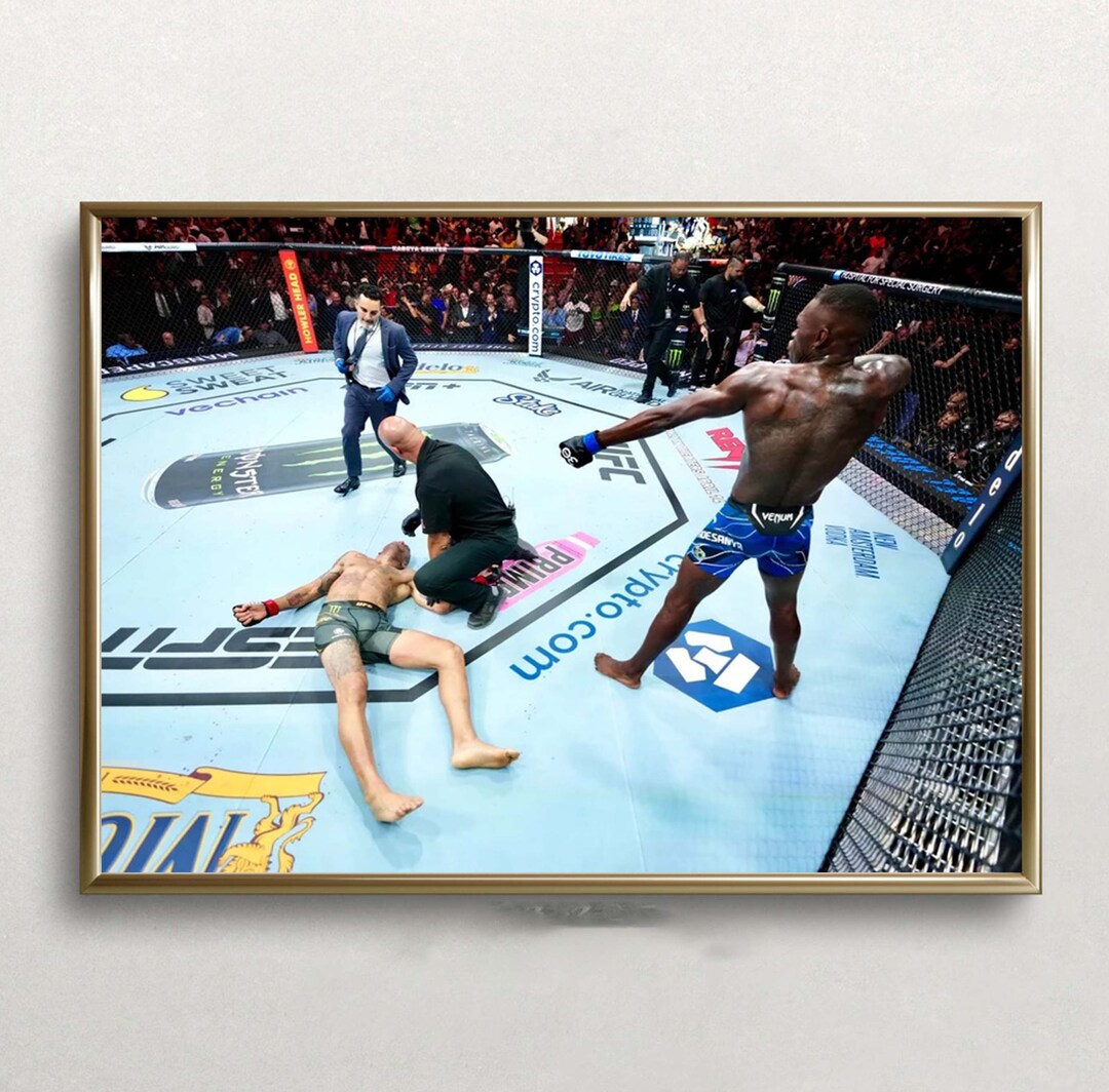 Israel Adesanya UFC Poster Alex Pereira Bow & Arrow Etsy