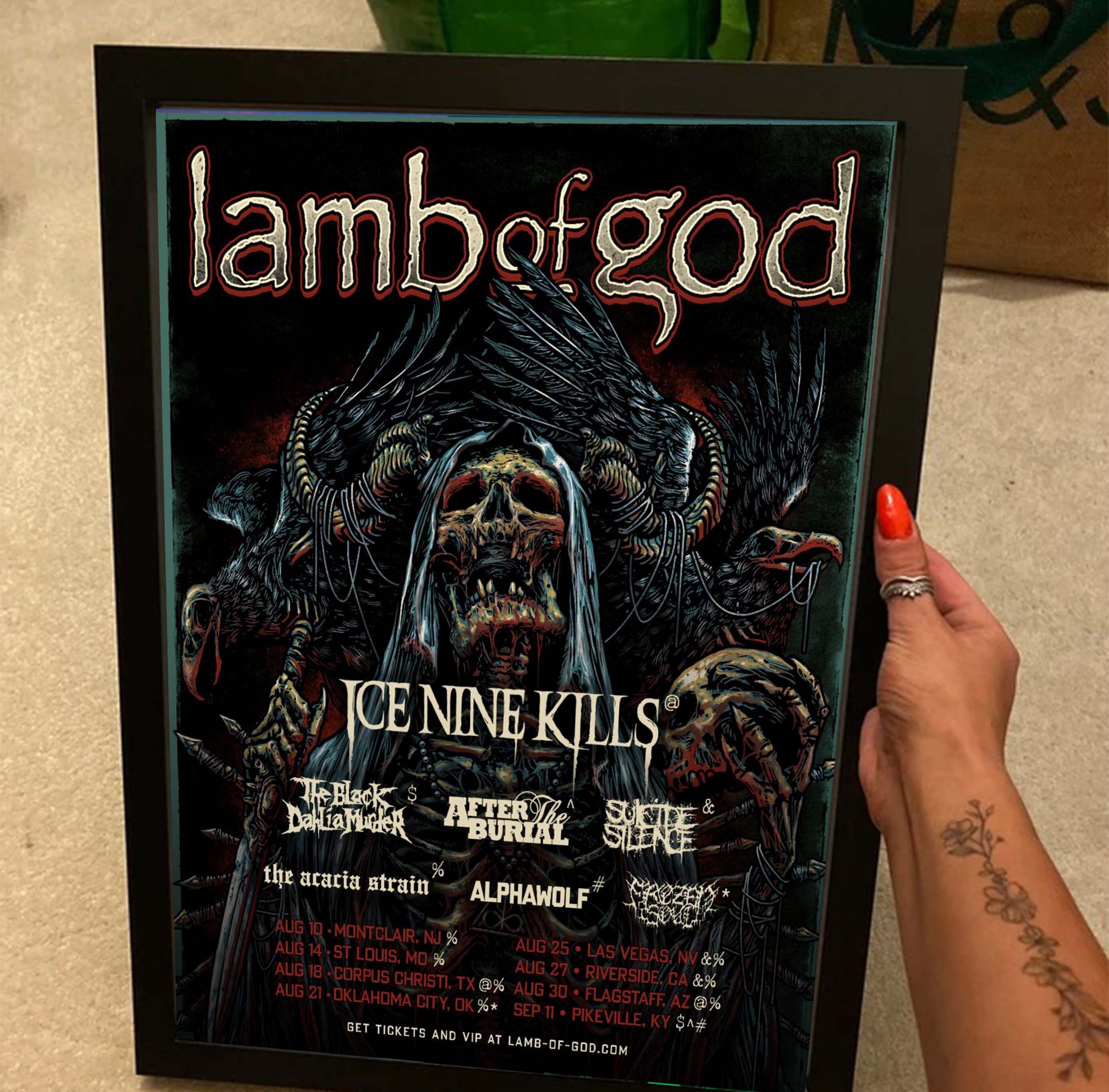 Lamb Of God Tour 2023 at Eva Gopinko blog