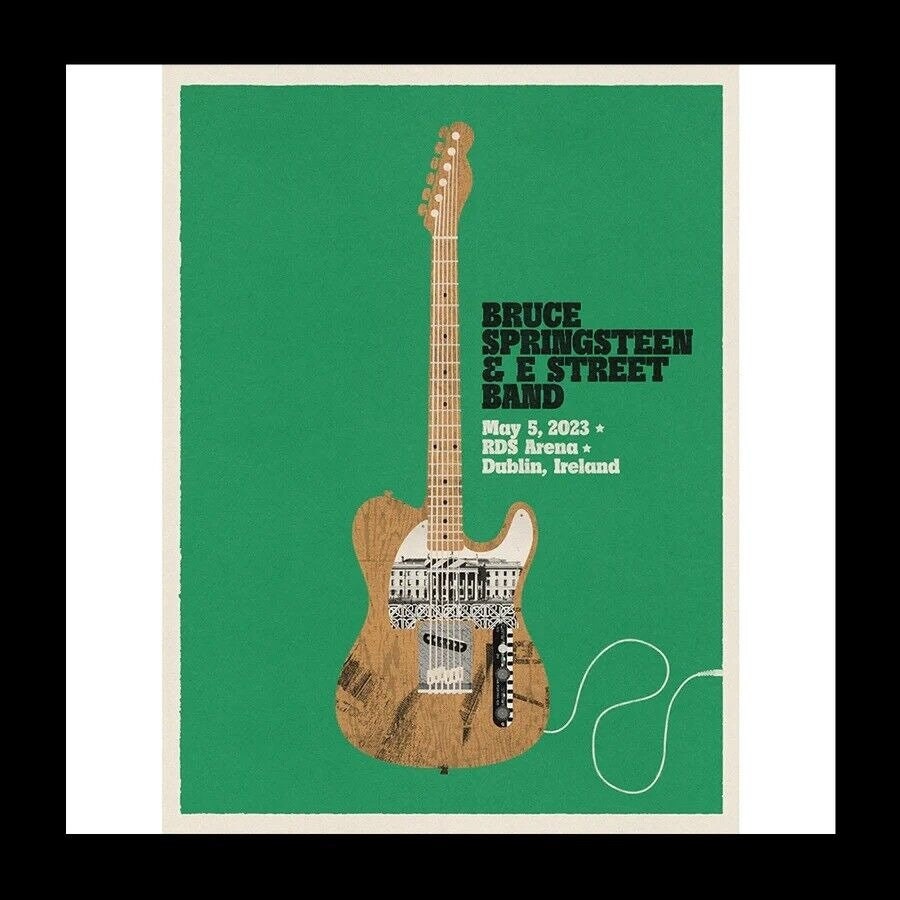 Bruce Springsteen And The EStreet Band World Tour 2023 Poster