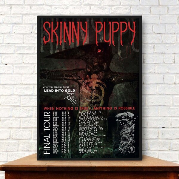 Skinny Puppy Band Final Etsy
