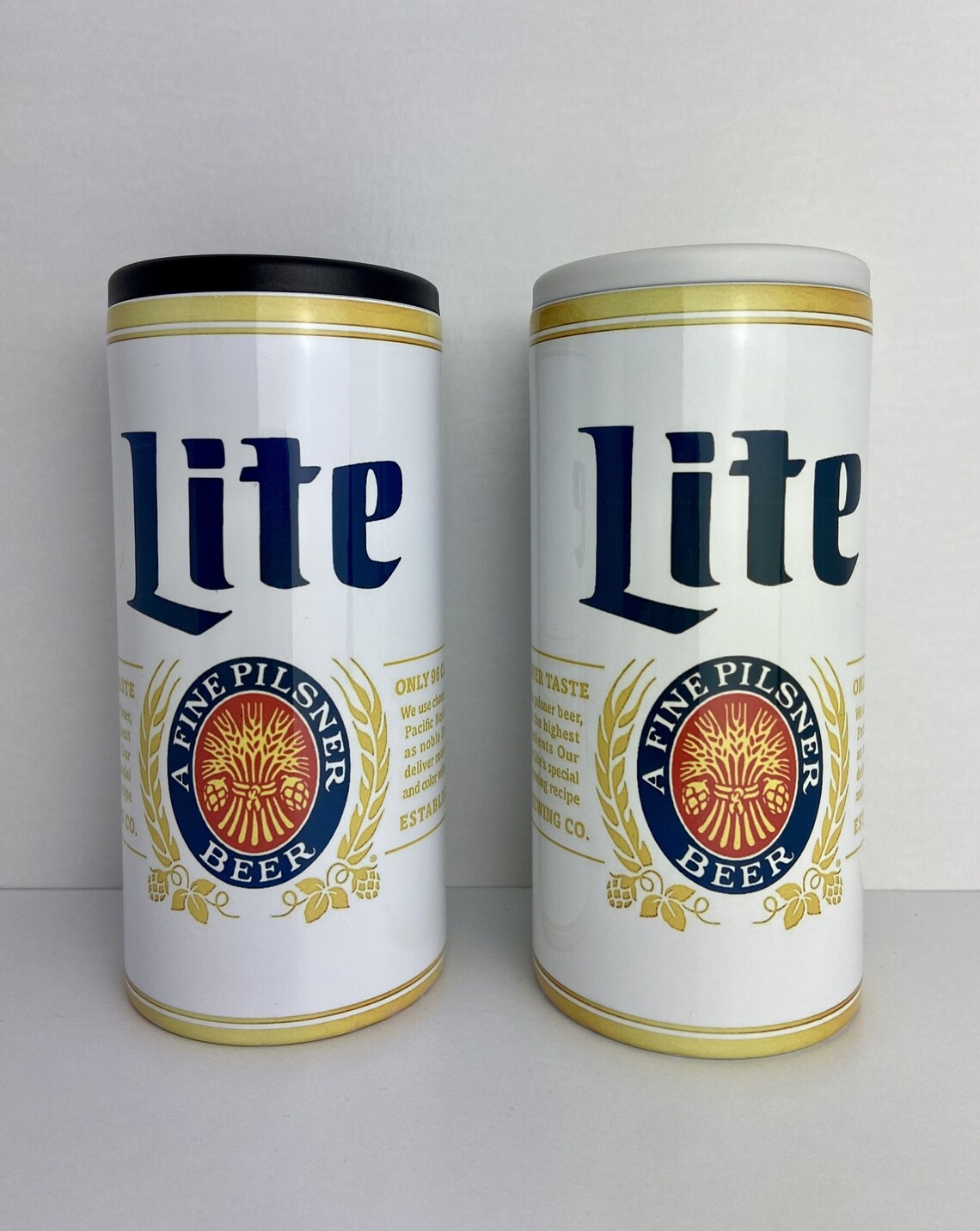 Miller Lite Can Cooler Etsy