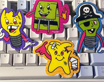 Era Vulgaris Queens of the Stone Age / QOTSA Sticker Set! (Waterproof)