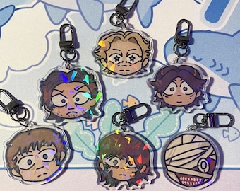 Mouthwashing Game 2.5 Inch Acrylic + Holographic Keychains!