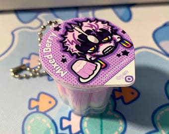 Evil Eye's Mixed Berry Scented Pudding Keychain!