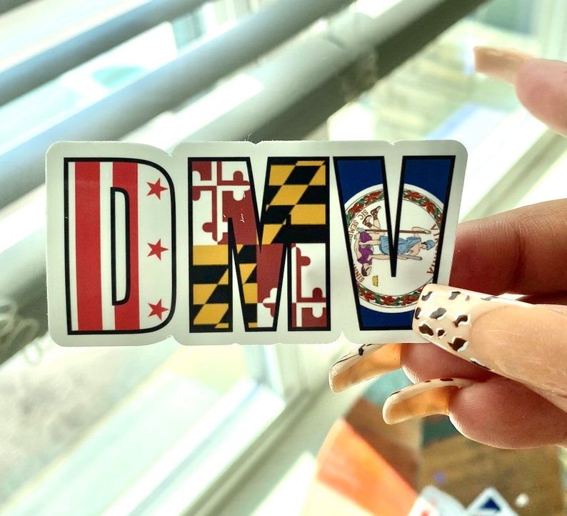 DMV Starter Pack/maryland/dc/virginia/vinyl Stickers/bumper Etsy