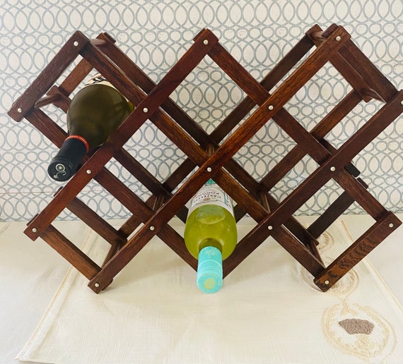 Folding wine rack hot sale