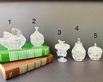 Anna Hutterite Bleikristall Crystal Trinkets - YOU PICK