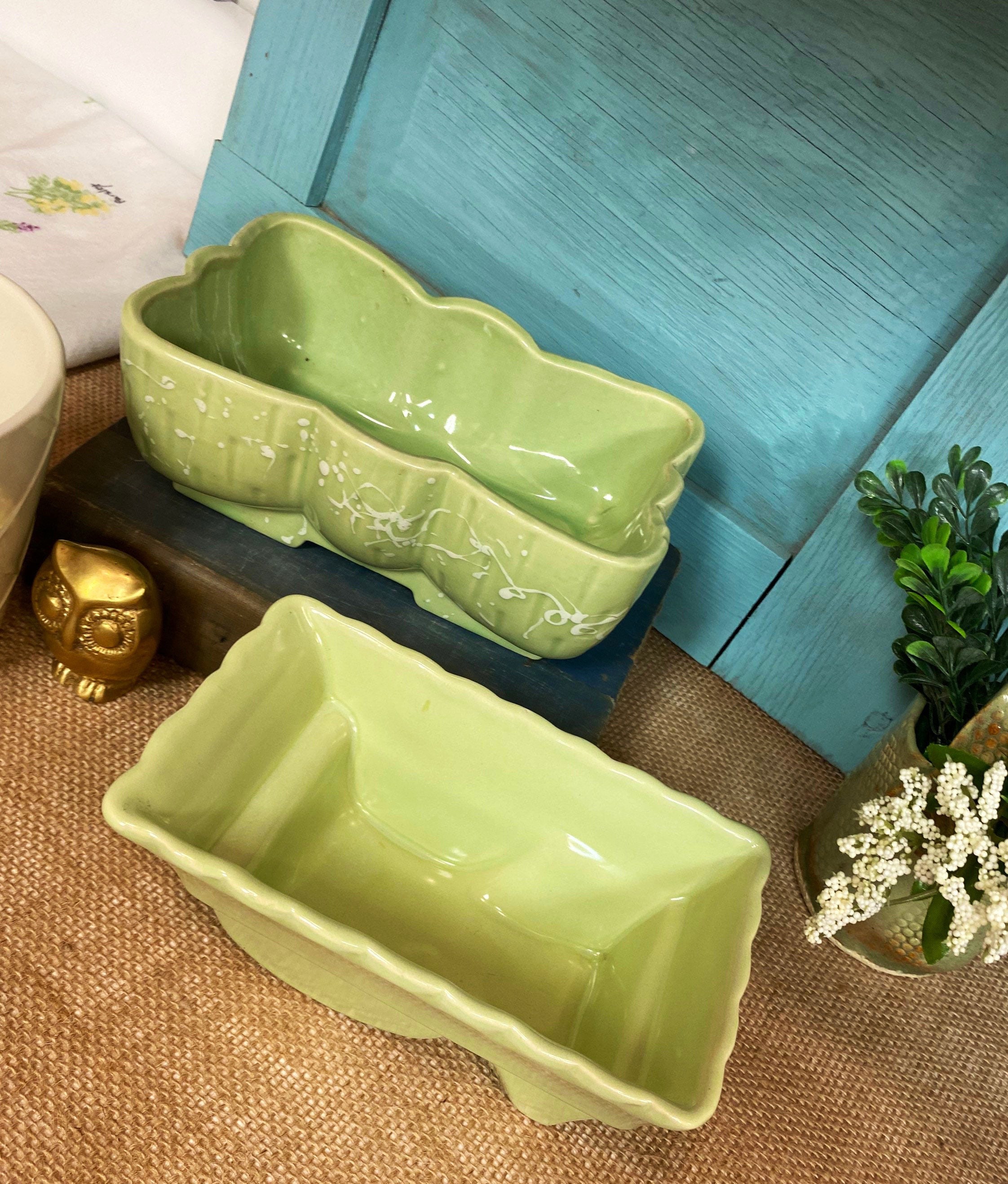 Set of 3 Vintage Planters Etsy