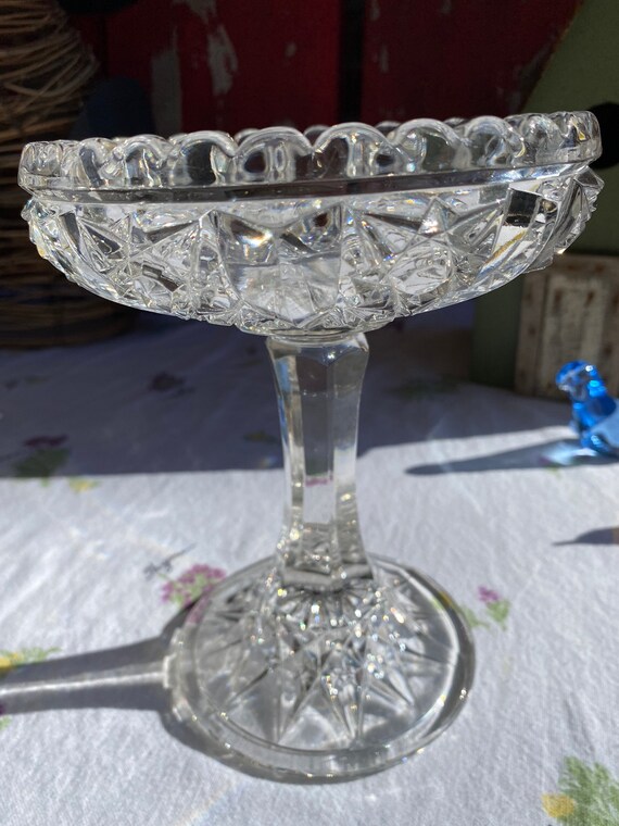 Vintage Compote Bowl/ Centerpiece Etsy