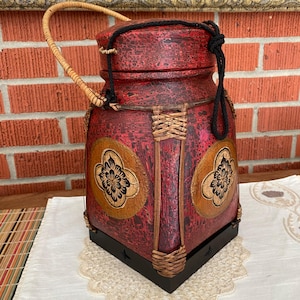 Thai Hand Woven Rice Basket / Box