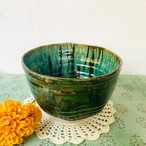 Handmade Decorative Pottery Bowl/ Fruit Bowl