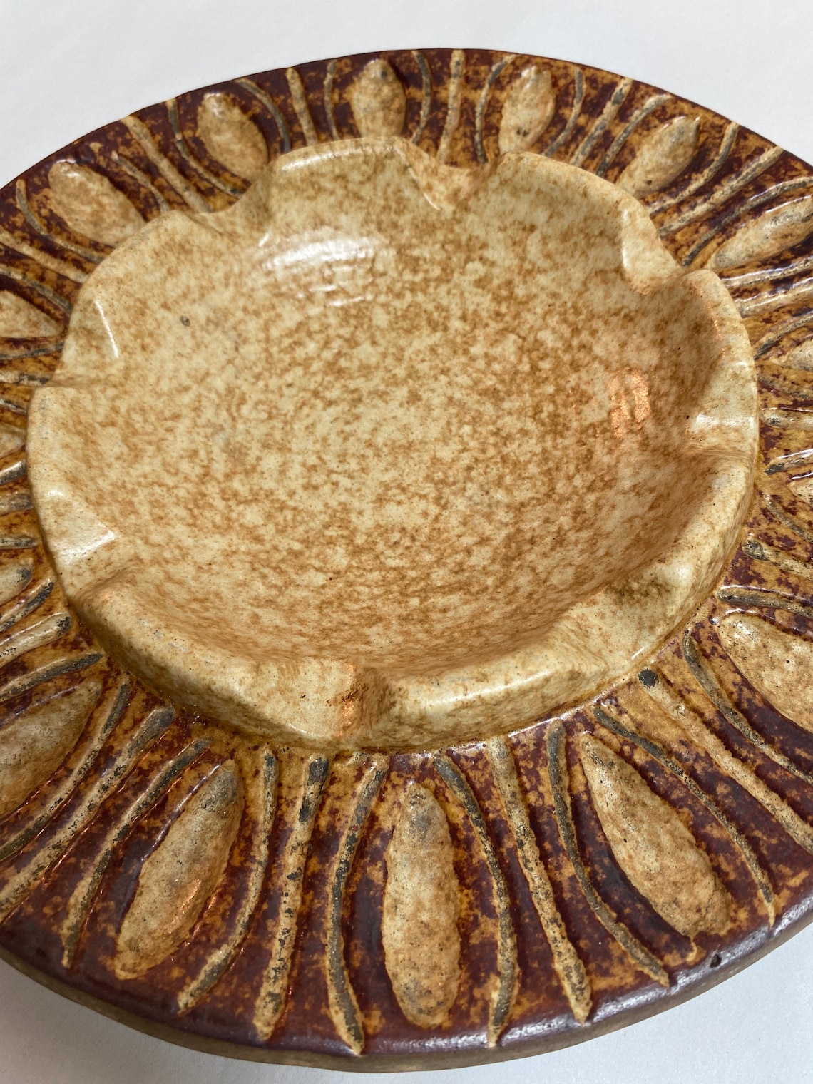 2 Pottery Ashtrays made by Pottery Treasure Craft Etsy