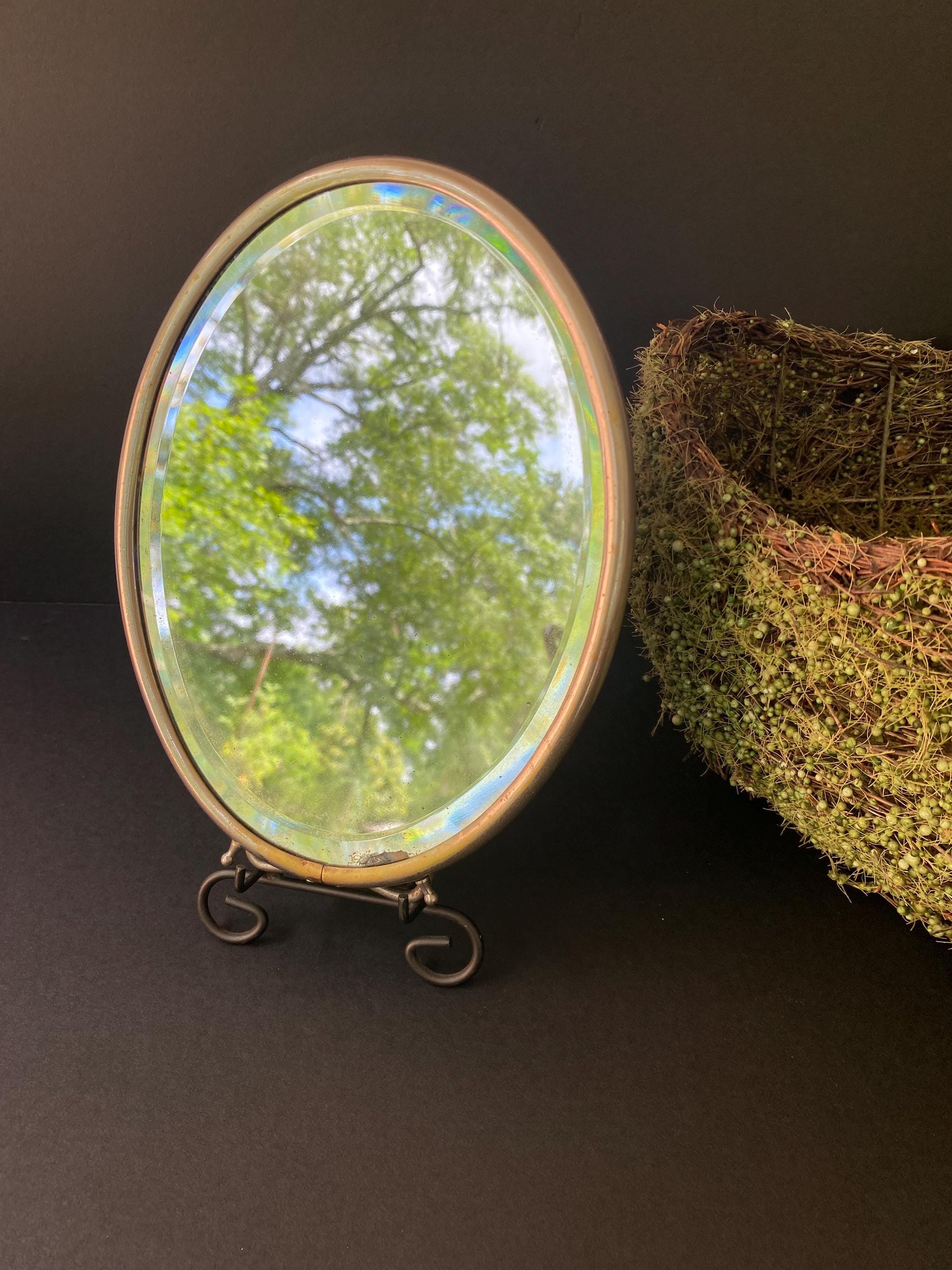 Vintage Retro Victorian Inspired Tall Standing Oval Vanity Mirror 60s 70s AS IS - Canada