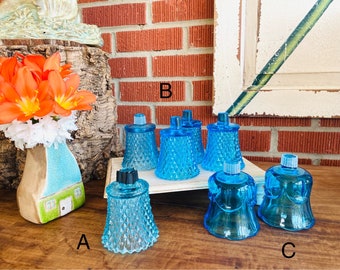 Vintage Votive Candleholders/ Glass Votives