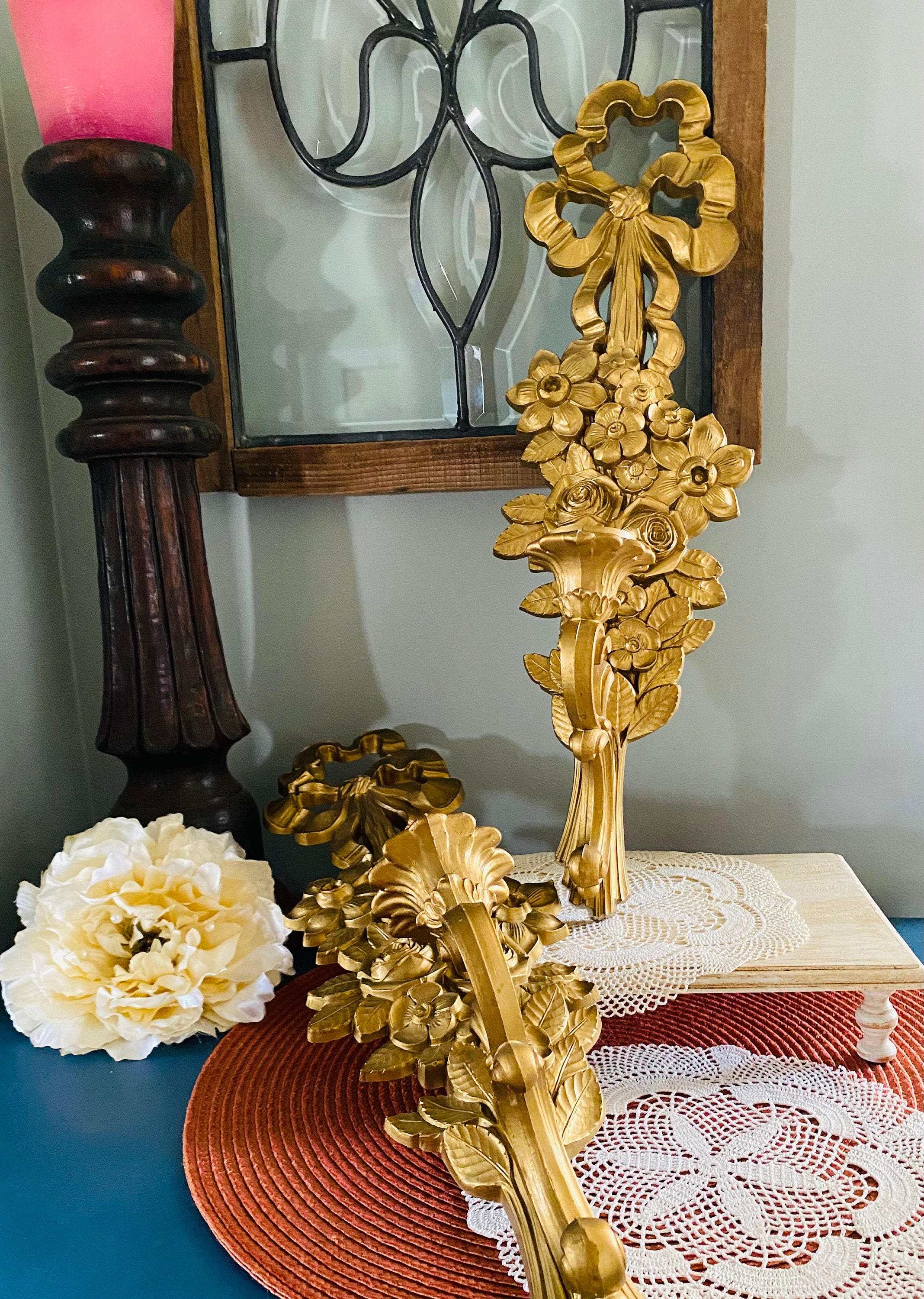 Decorative gold 2024 wall sconces