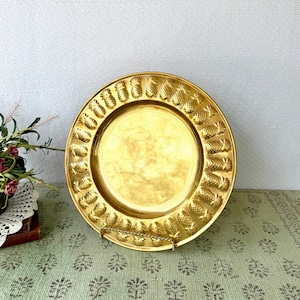 Solid Brass Pineapple Charger/ Plate/ Server