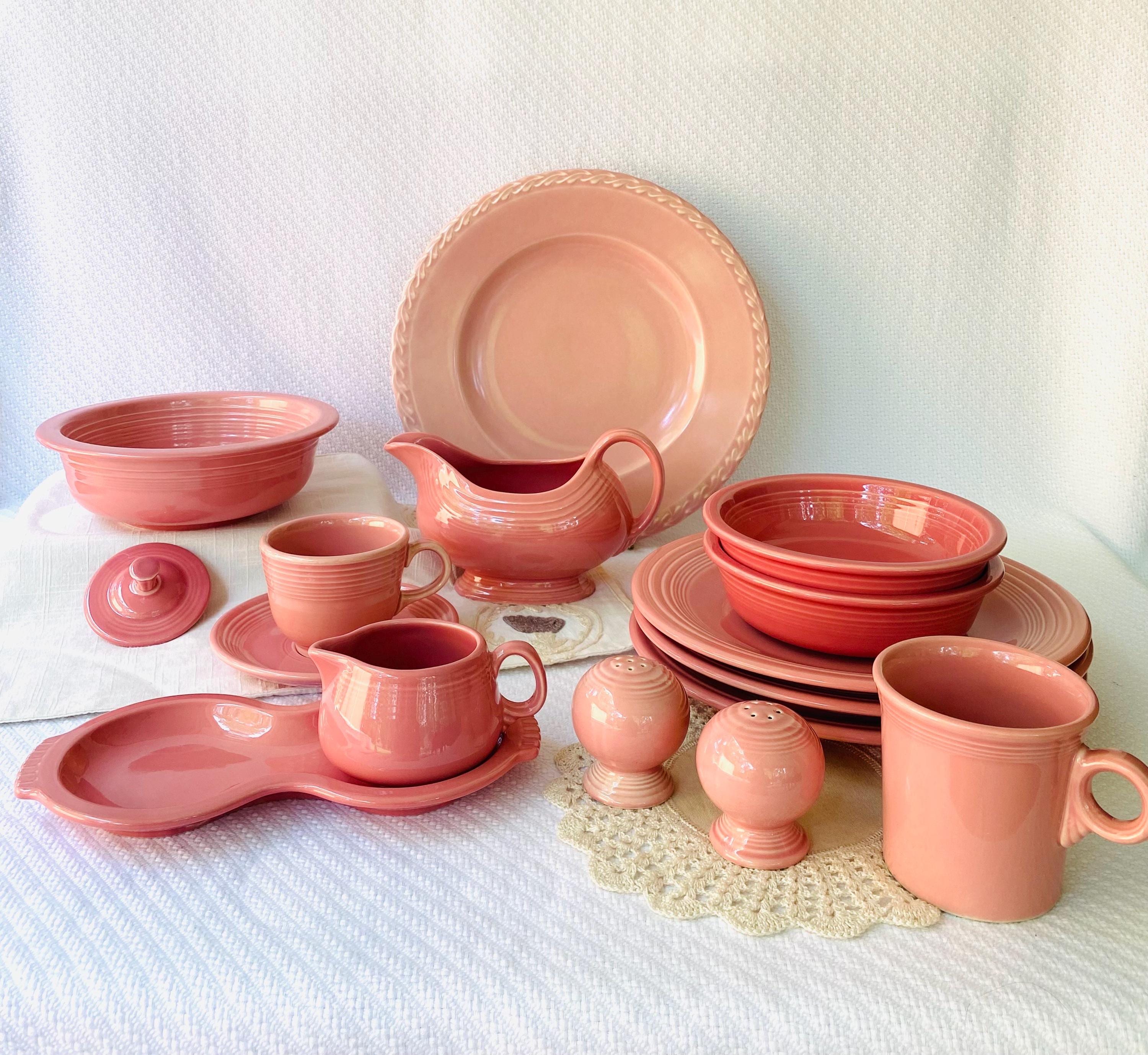 Homer Laughlin Fiestaware Pink Colors Pink Fiestaware