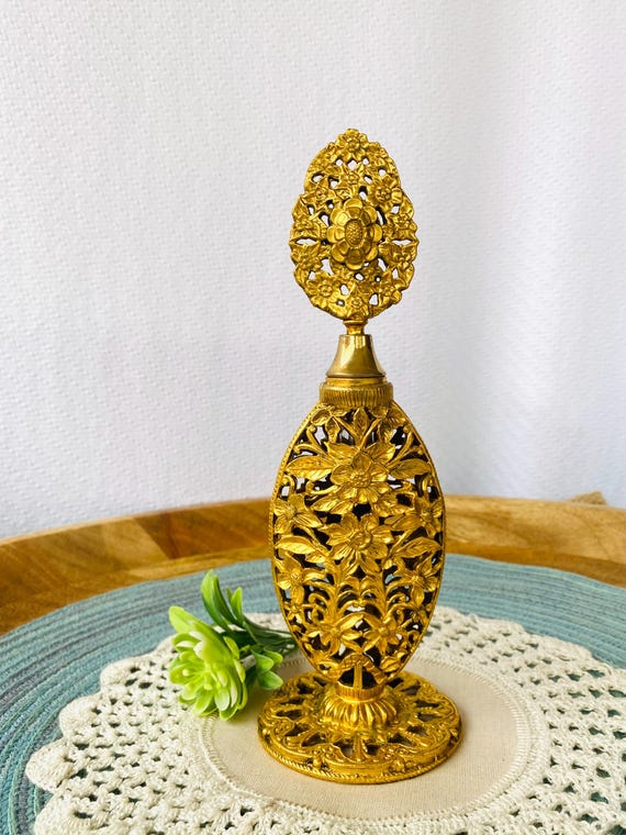 Ormolu 24k Gold Plated Refillable Perfume Bottle