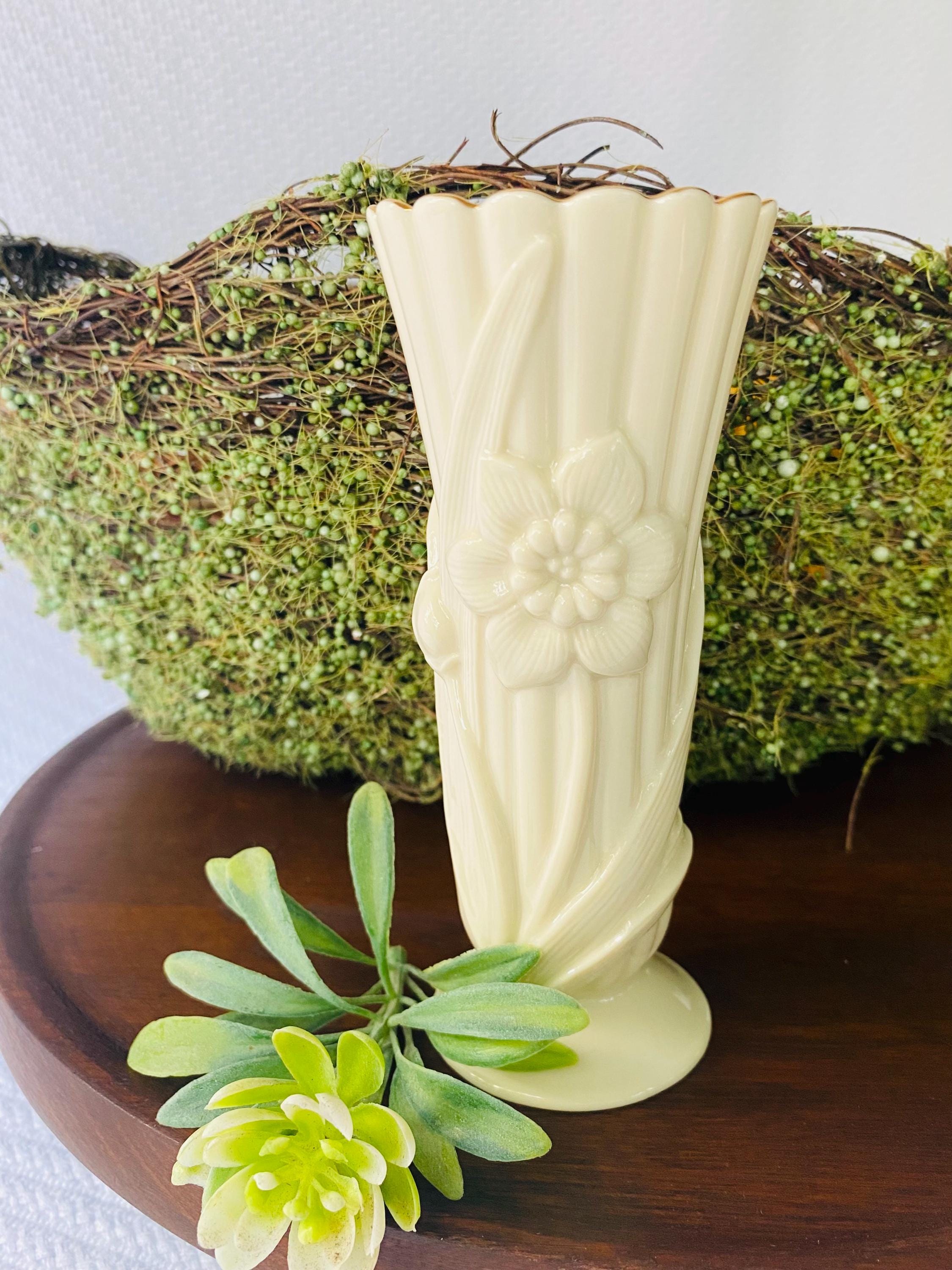 Lenox Vase Gold Trim Small - Etsy
