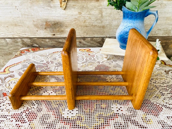 Vintage Wooden Adjustable Book Stand/ Rack - Etsy