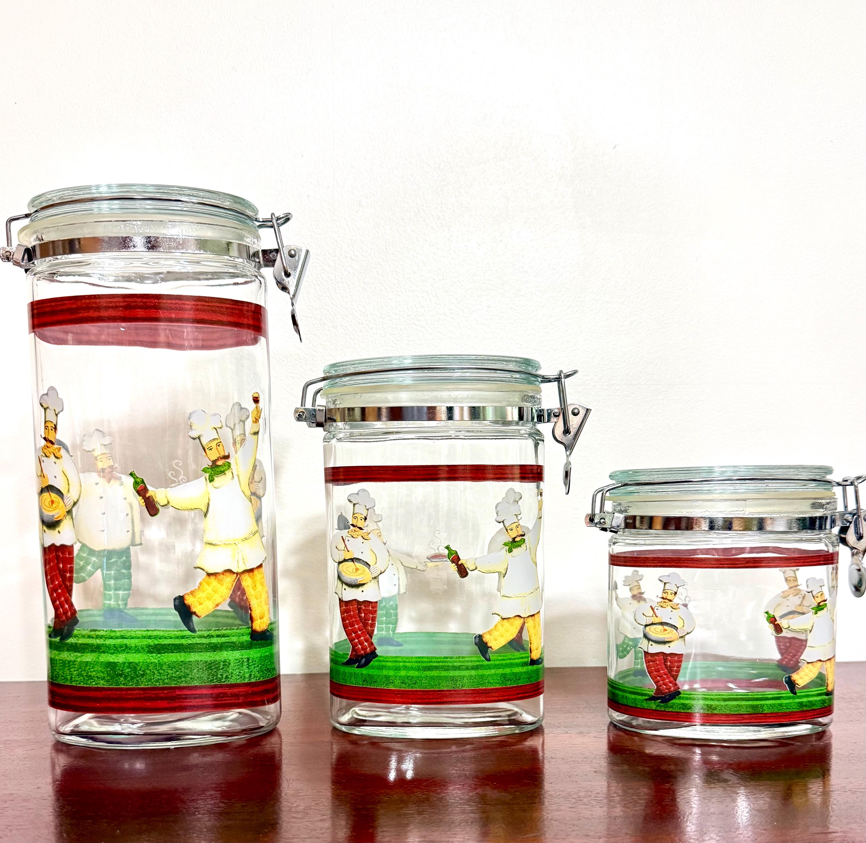 Oval Glass Canister - Etsy