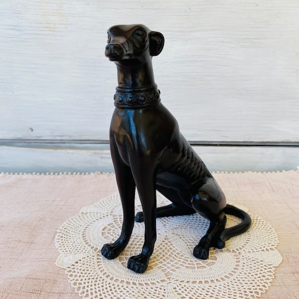Bronze Italian Greyhound/ Whippet