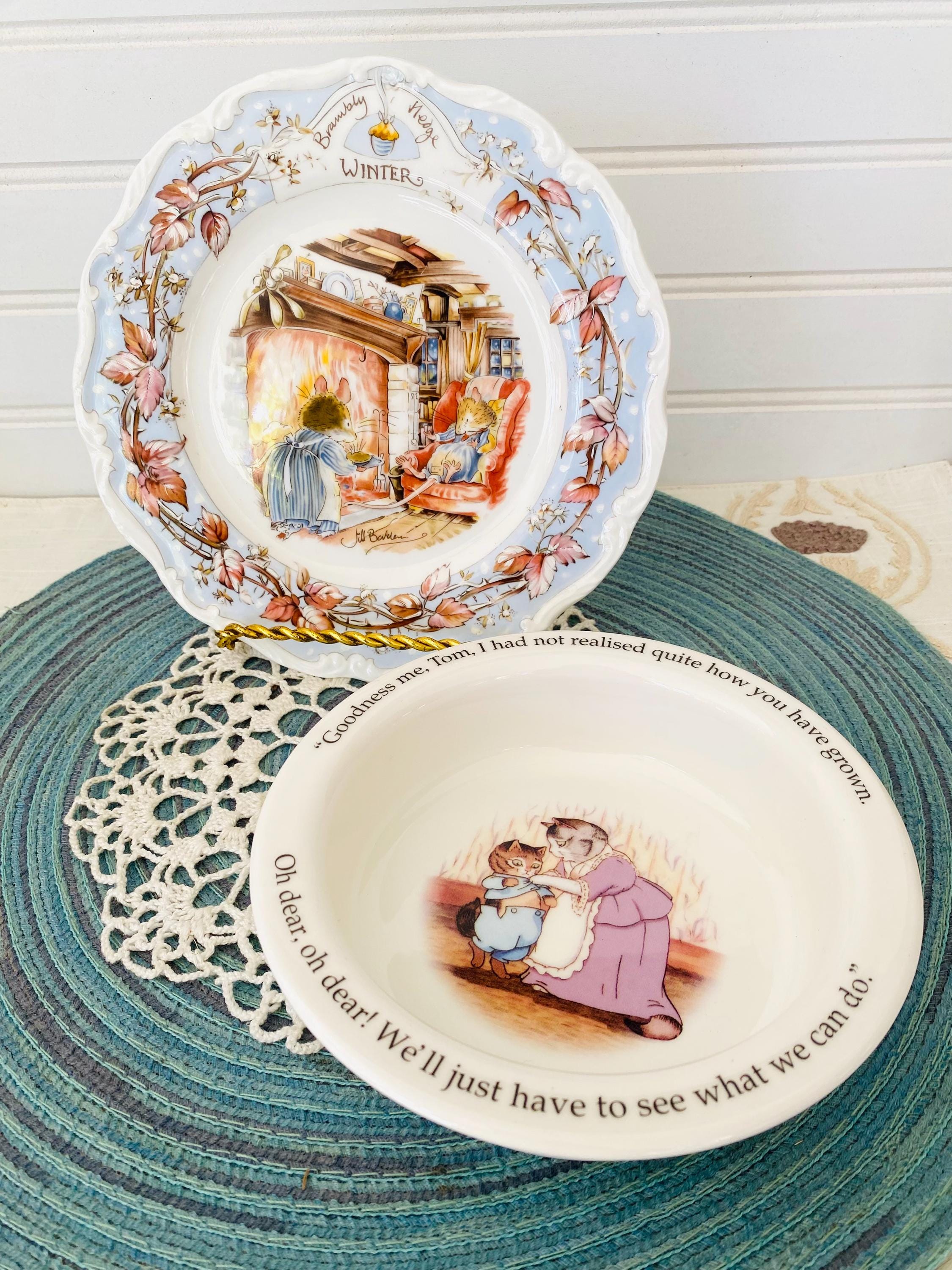   Brambly Hedge プレート4枚セット Brambly Hedge Plate - Etsy