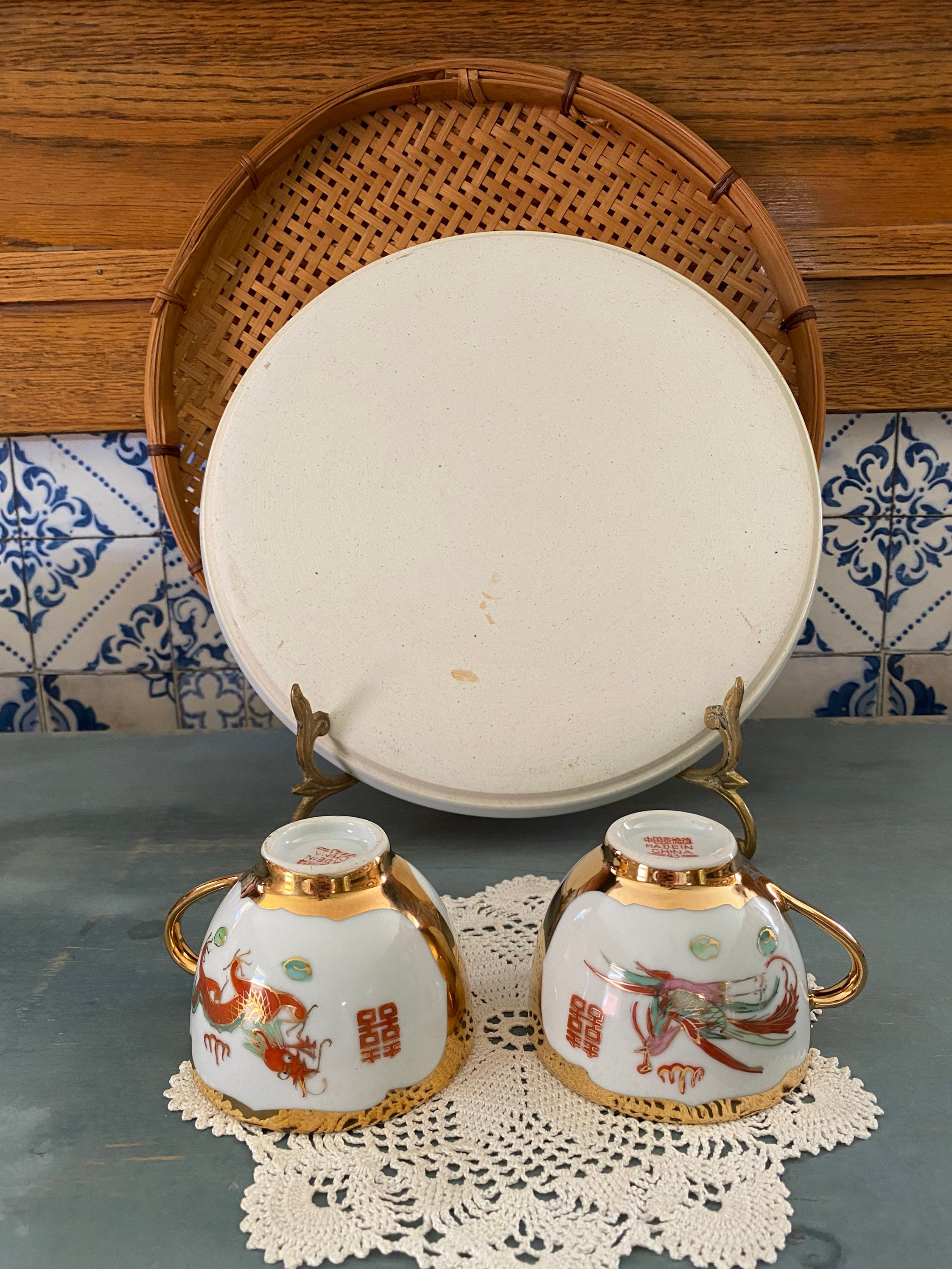 Amazon.com: 200ml/7oz Japanese and Korean Enamel Porcelain