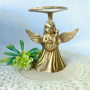 Solid Brass Ornate Cherub Display Stand