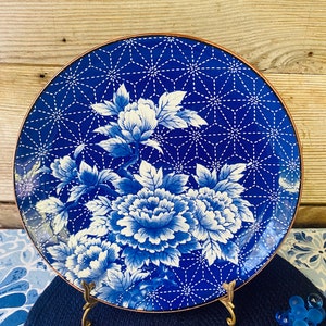 12” Japanese Blue & White Platter