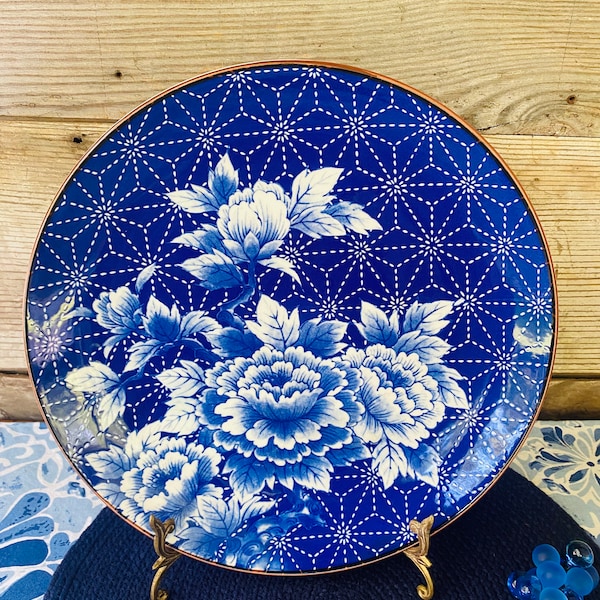 Blue and White Japanese Platter Etsy