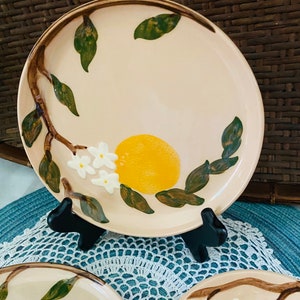 Hollywood Orange Blossom Orchard Dinnerware 3 Piece Set