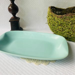 LeSolona Oblong Powder Blue Platter/ Tray